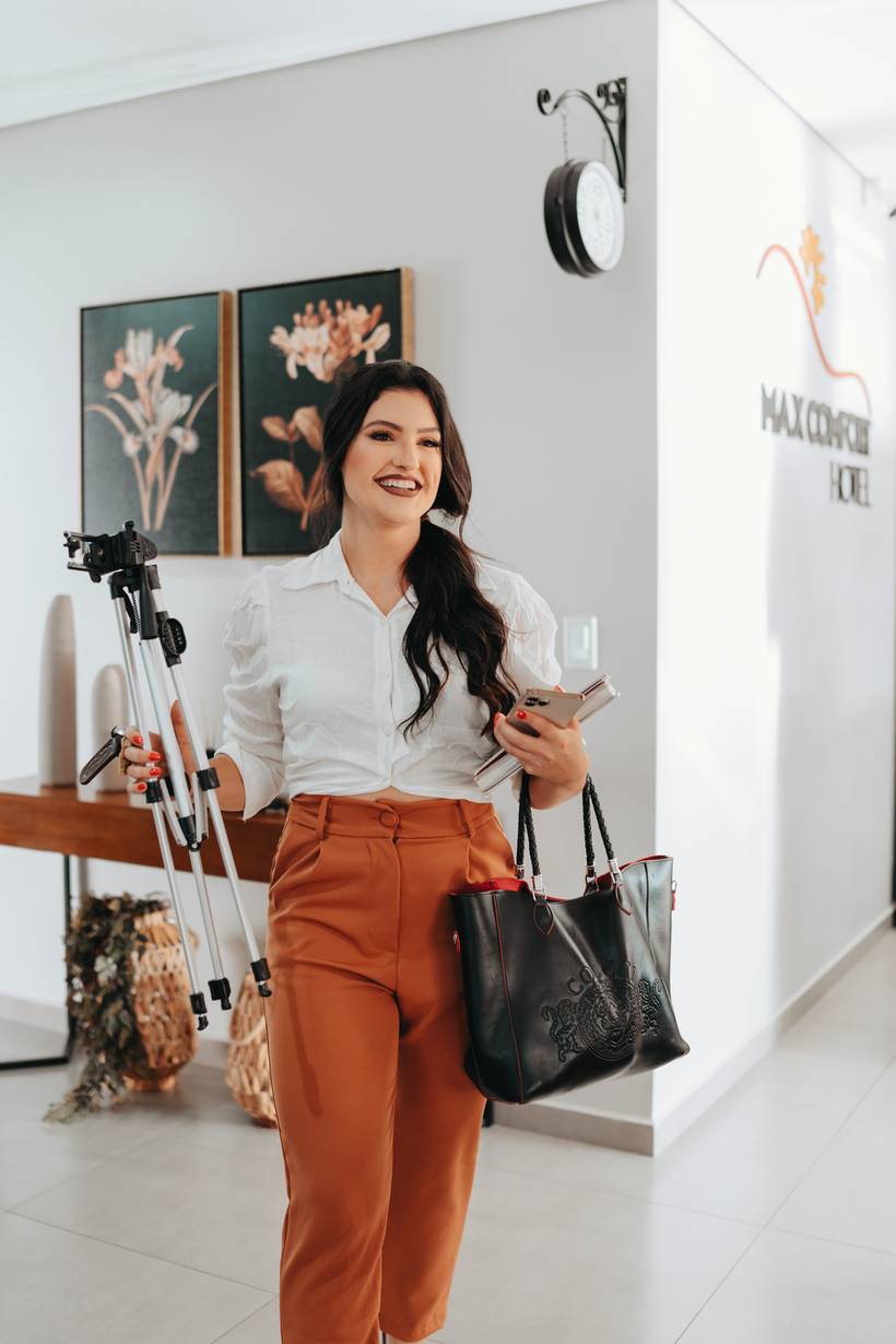 Ensaio de marca pessoal influenciadora Amanda