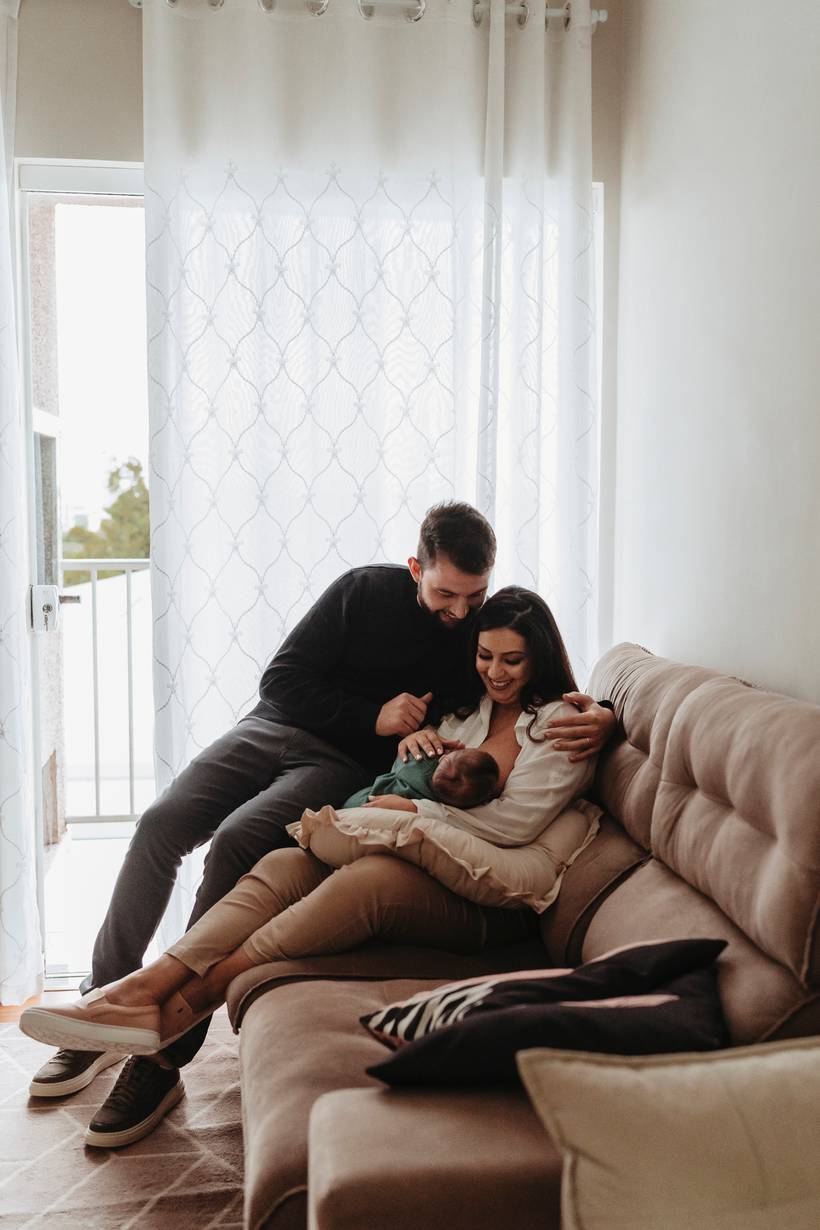 Ensaio em família 2 meses Diana