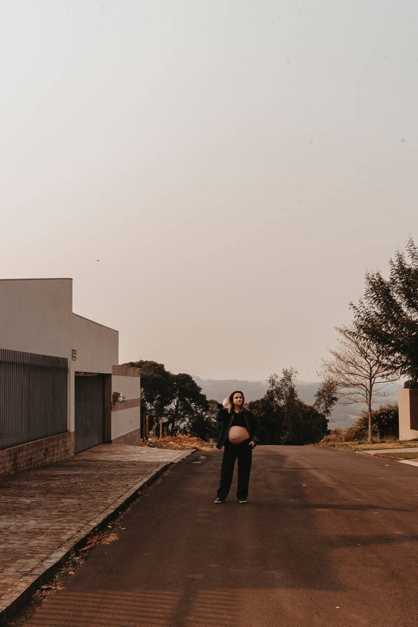 Ensaio urbano gestante Celine