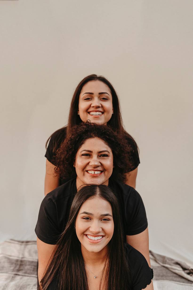 Ensaio mãe e filhas 