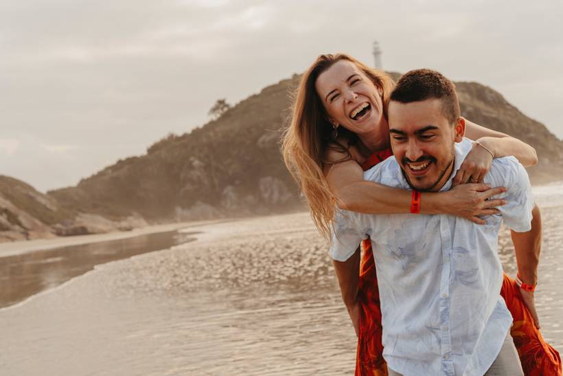 Ensaio casal na ilha do mel - Pati & Patrick