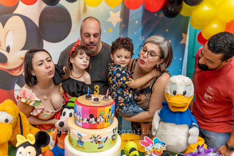 Maria Luiza 3 anos e Pedro 3 anos