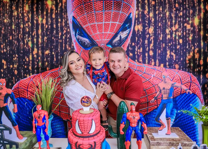 Homem Aranha - Folia - Gabriel 3 anos