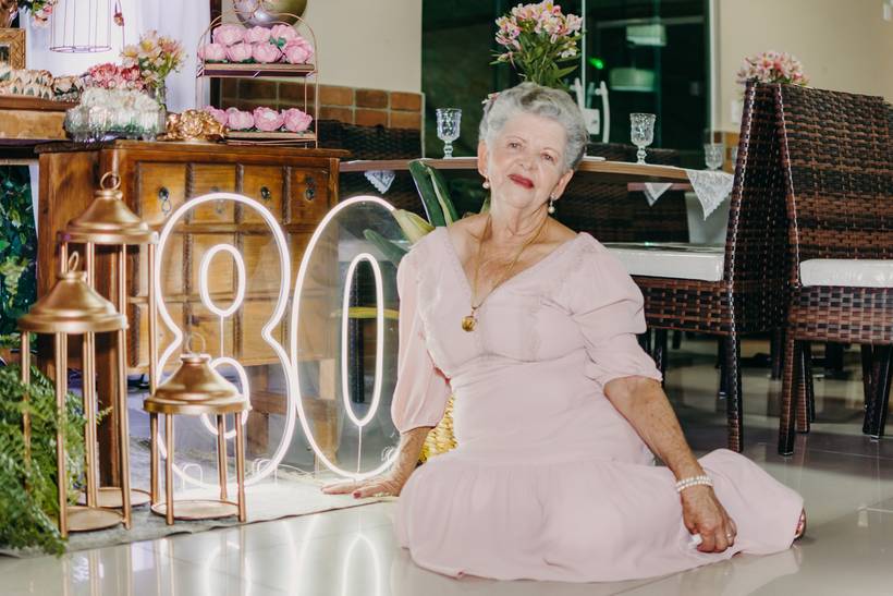 Maria Luiza 80 anos
